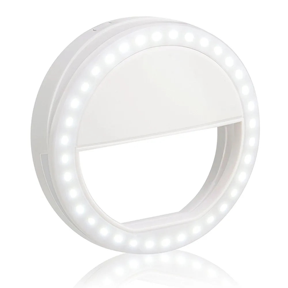 LED Selfie Ring Light – Adjustable Phone Photography Lighting for iPhone, Videos, and Photos