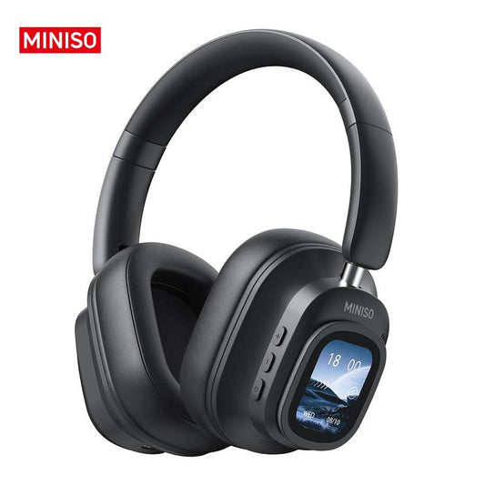 MINISO G90 Wireless ANC Headphones – Foldable Gaming Headset with Touch Display, HIFI Stereo, and Noise Cancellation for Phones, Computers, MP3