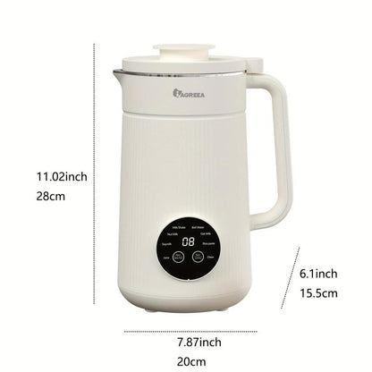 IAGREEA Automatic Nut Milk Maker – 1000ML Multifunctional Juicer for Coffee, Grains, and Juice, Easy Plug-and-Play Kitchen Appliance